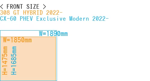 #308 GT HYBRID 2022- + CX-60 PHEV Exclusive Modern 2022-